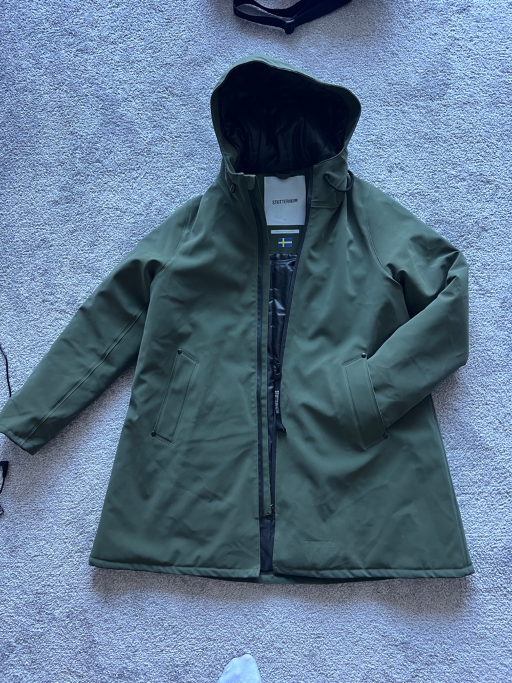 Stutterheim Stockholm Matte Winter Coat – Insulated Waterproof Raincoat